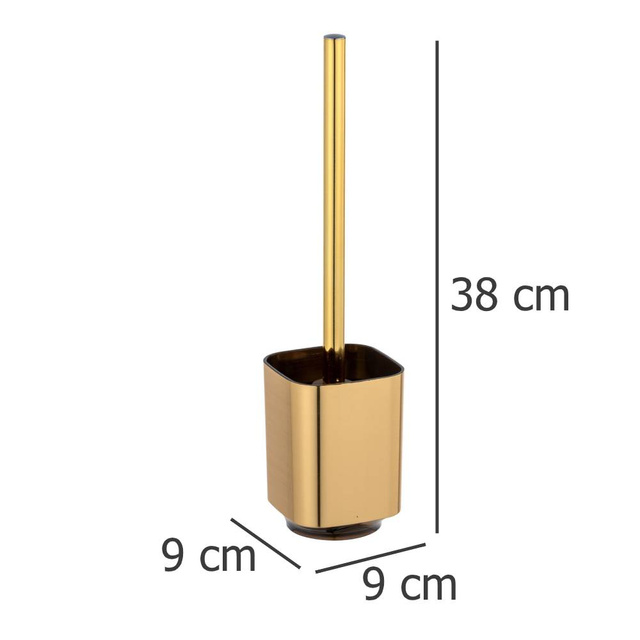 Perie de toaletă AURON, aurie, WENKO
