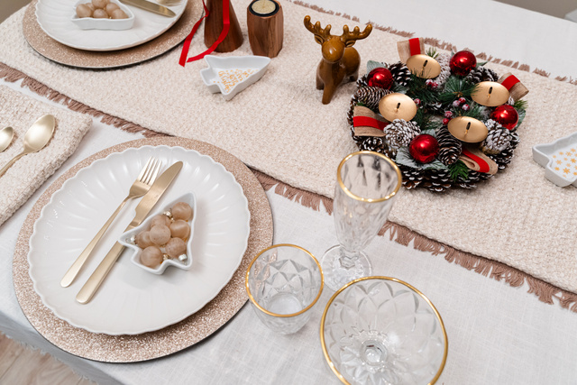 Set de tacamuri GREEN HARMONY, 24 bucati