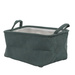 Coș de depozitare cu mânere, din poliester, 35 x 25 x 20 cm