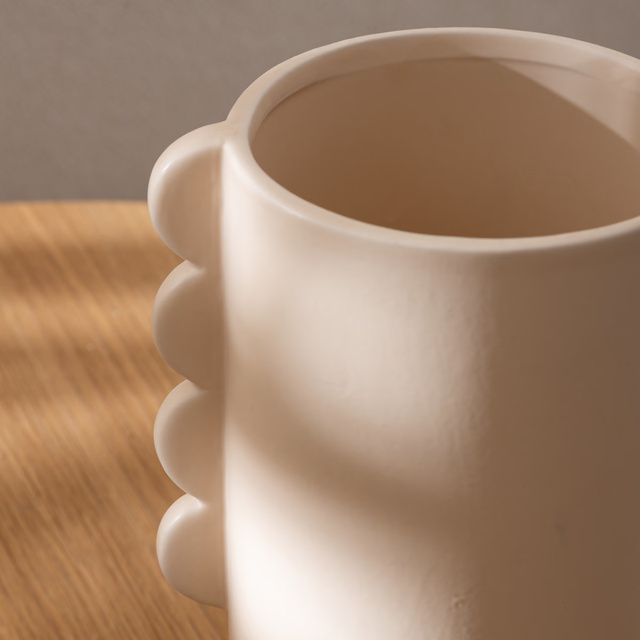 Vază cu urechi ceramică Hind H25 -ecru