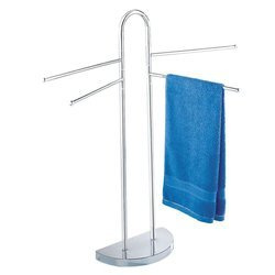 Suport pentru prosoape de baie - cu 4 brațe, cromat, WENKO