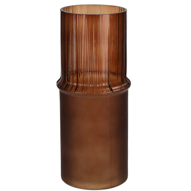 Vază din sticlă tub MATTE, Ø 10,8 x 25 cm