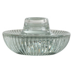 Suport lumanari cu nervuri din sticlă ARTY