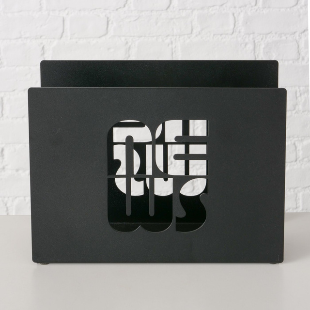 NEWS stand de ziare metalic, 20 x 10 cm