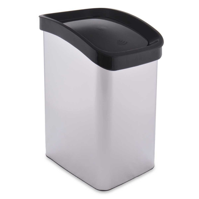 Coș de gunoi cu capac rabatabil, 12 litri