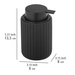Dispenser sapun lichid BELLUNO, Ceramic, Negru, 300 ml, Wenko