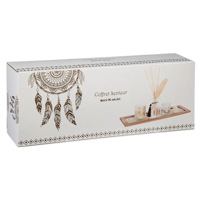 Set cadou, difuzor cu bețișoare de lemn, 8 elemente