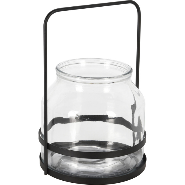 Suport pentru lumanare, maner metalic