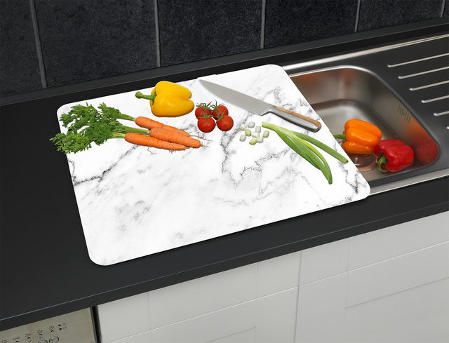 Plita multifunctionala din sticla securizata MARBLE