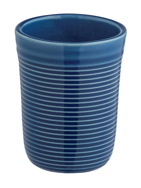 Suport periuta de dinti SADA, ceramica, bleumarin, Ø 8 cm, Wenko