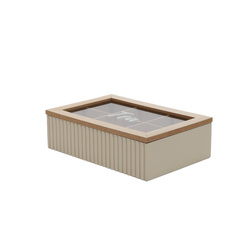 Recipient pentru ceai cu compartimente TEA, 24 x 16 x 7 cm