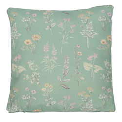 Perna decorativa cu model floral, 45 x 45 cm