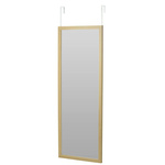 Oglindă mare de perete pentru ușă, cadru din MDF, 34 x 94 cm
