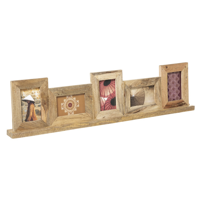 Rama foto multipla de masa, pentru 5 fotografii