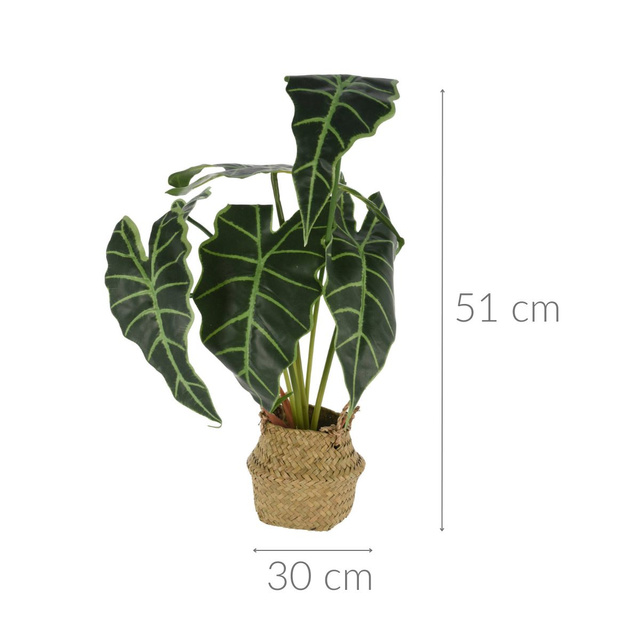 Floare artificială în coș