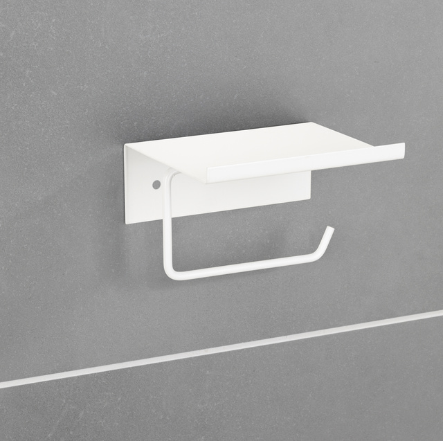 Suport pentru hartie metalic DESULO cu polita