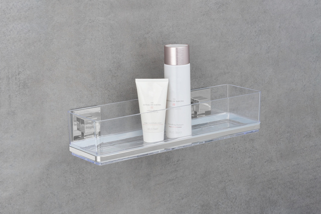 Raft de baie dreptunghiular QUADRO, Vacuum-Loc, pentru duș, WENKO