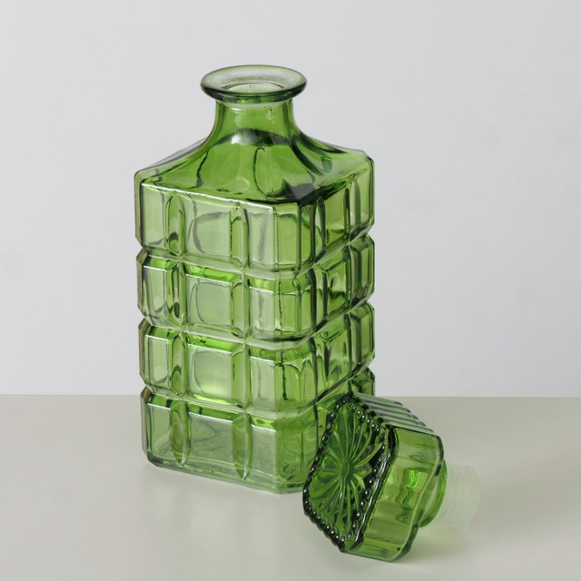 Carafa decorativă Green WHISKEY, 896 ml