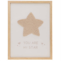 Poster în ramă cu un mesaj adorabil pentru camera copilului, 30 x 40 cm