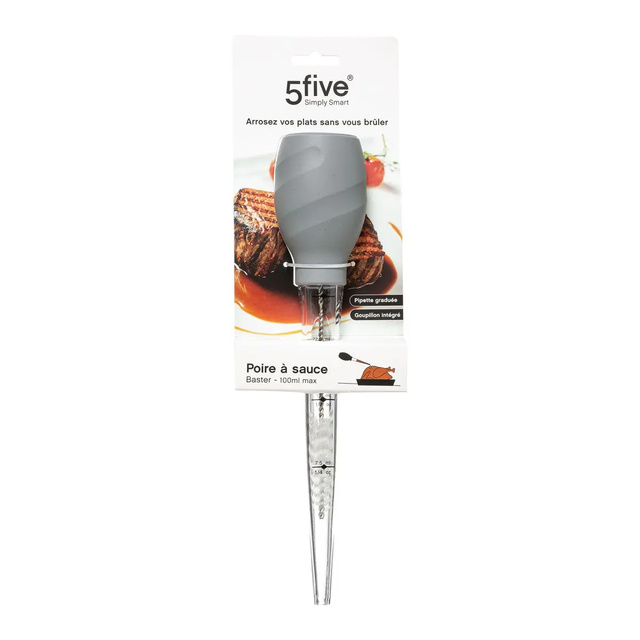 Pipeta pentru carne, dozator cu maner din silicon