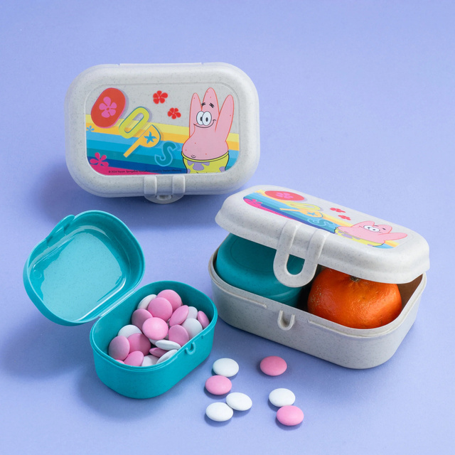 Set cutii de prânz cu 2 recipiente Pascal Ready Mini SpongeBob, KOZIOL