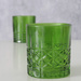 Pahar WHISKY verde, 9 cm