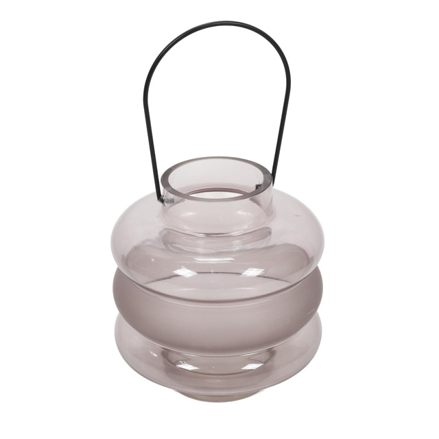 Lumanare lanterna din sticla, 20 cm