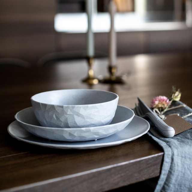 Dinner Plate CLUB organic grey