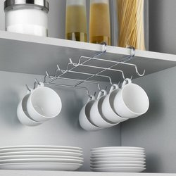 Suport de bucătărie pentru căni, cești - poate găzdui până la 10 bucăți, WENKO