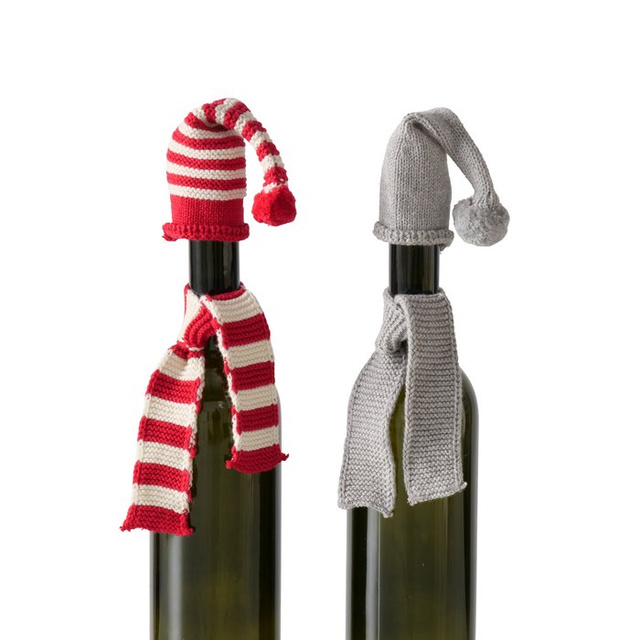 Decorațiune de iarnă pentru sticla de vin LUTIN