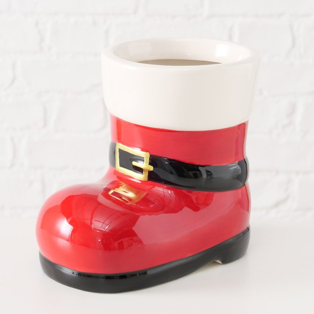 Husă de piatră pentru ghiveci BOOTY, înălțime 17 cm