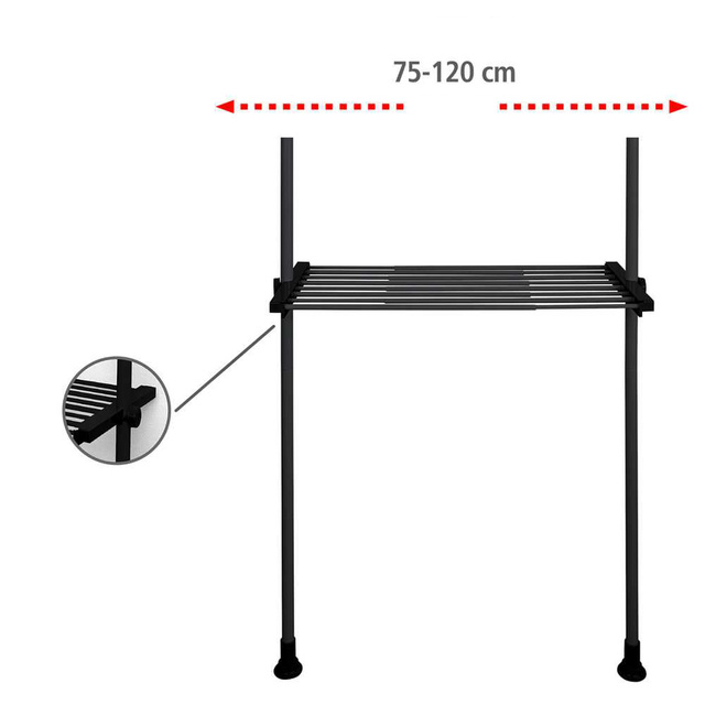 Raft pentru dulap, HERKULES, 73-120 x 42 cm, WENKO