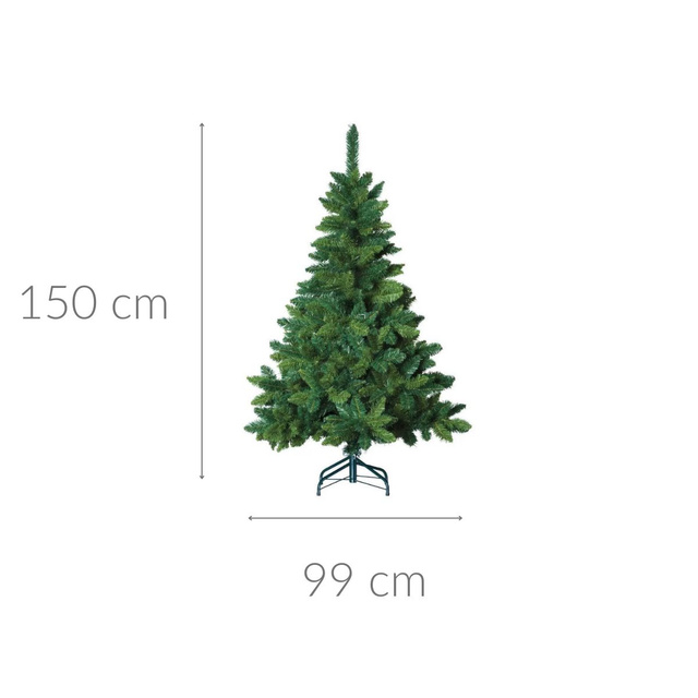 Brad verde de Craciun, 150 cm