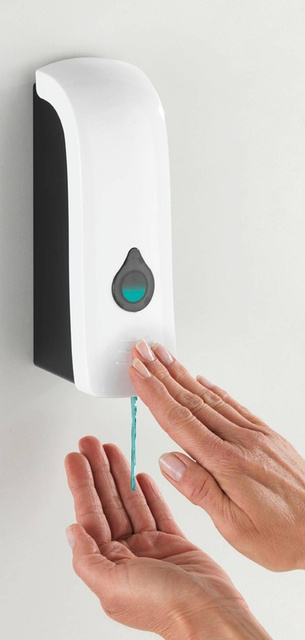 Distribuitor de sapun si dezinfectant RANERA, alb, 280 ml, Wenko