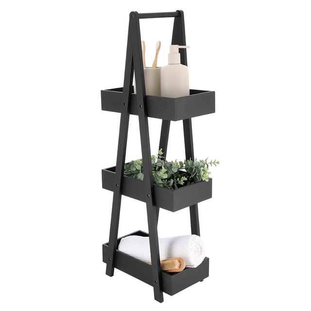 Raft îngust din bambus JAPANDI, Bambus/MDF, 19 x 30 x 81 cm