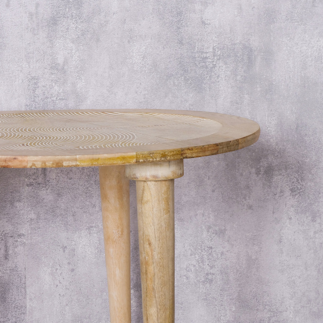 Masuta de cafea din lemn de mango NORSKA, inaltime 47 cm