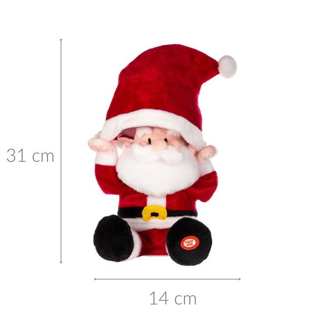 Decoratiune in forma de Mos Craciun, jucarie pentru copii