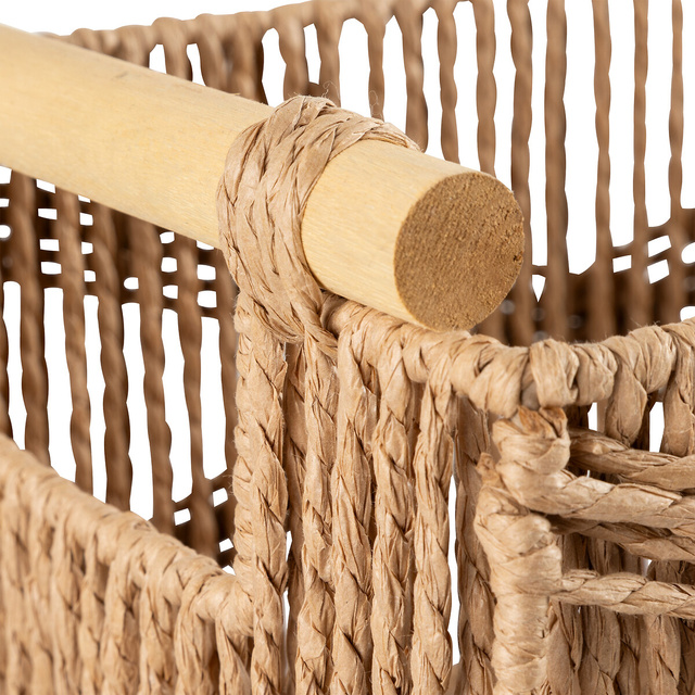 Set de lăzi din lemn natural Eugene x3