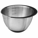 Bol de bucatarie, 2,5 litri, inox