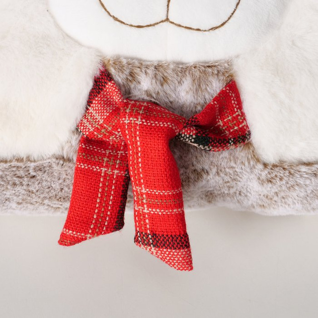 Perna cu motiv de pluș LIO, 35 x 35 cm