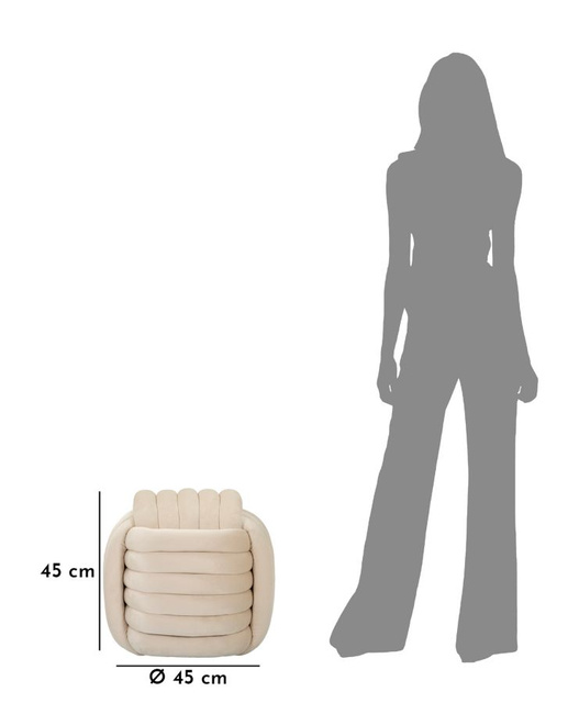 Puf cub, SOFTY, 45 x 45 cm