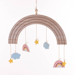 Curcubeu, decor deasupra pătuțului, 33 x 16,5 cm