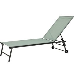 Sezlong de piscina 185 x 57 x 31 cm