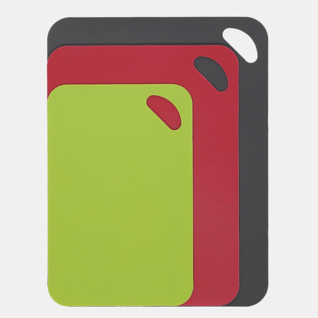 Blaturi de tocat din plastic, set de 3 dimensiuni diferite