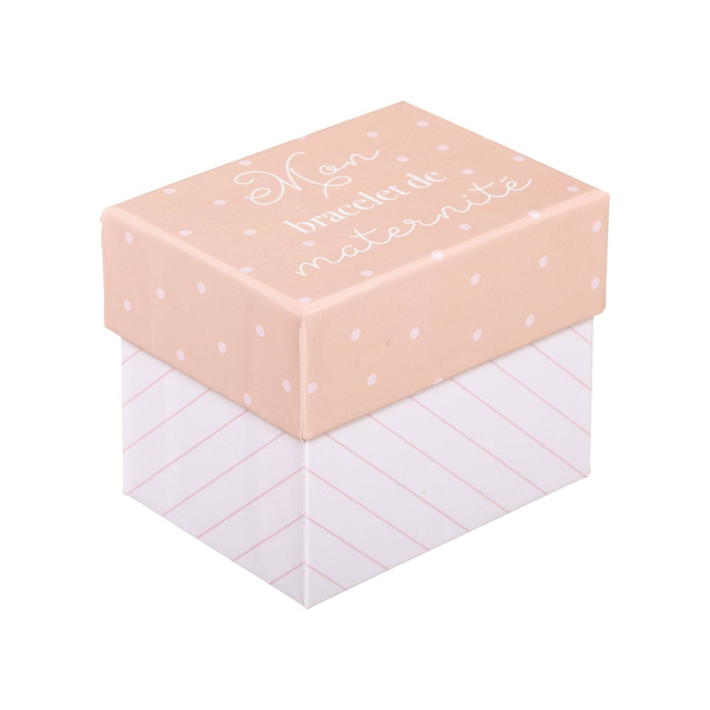 Cutii cadou cu motive florale, 7 bucăți, roz