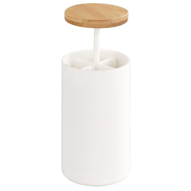 Recipient pentru betisoare urechi LARESA, alb, WENKO