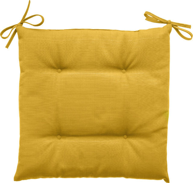 Perna pentru scaun matlasata KORAI, 40 x 40 cm, mustar