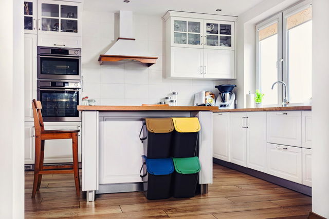 Set containere deșeuri, 4 bucăți, 25l, BINI