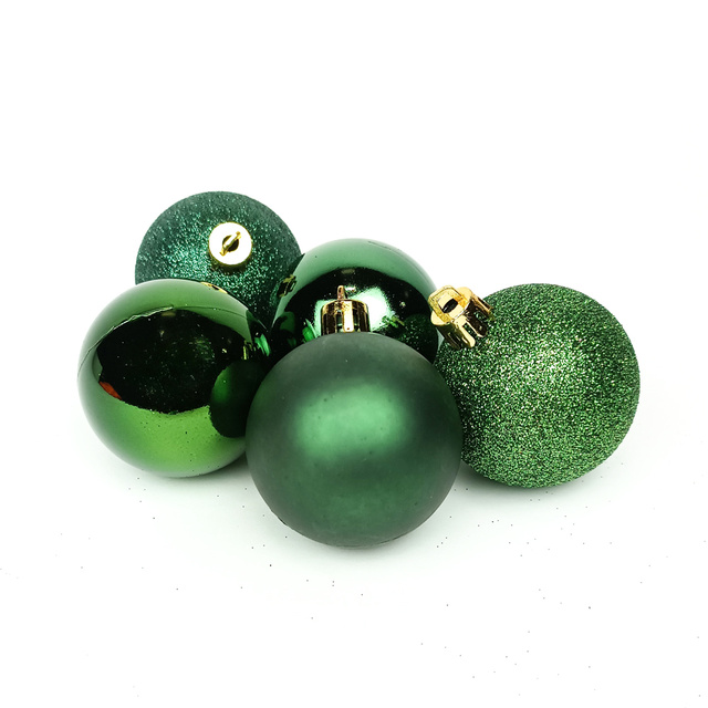 Globuri in diverse finisaje, Ø 5 cm, 5 buc.