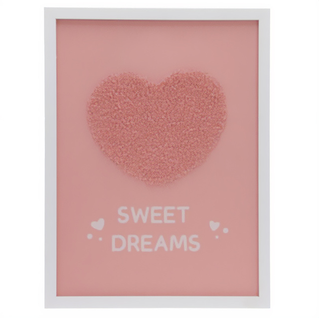 Placă înramată cu un mesaj adorabil pentru camera copilului, 30 x 40 cm